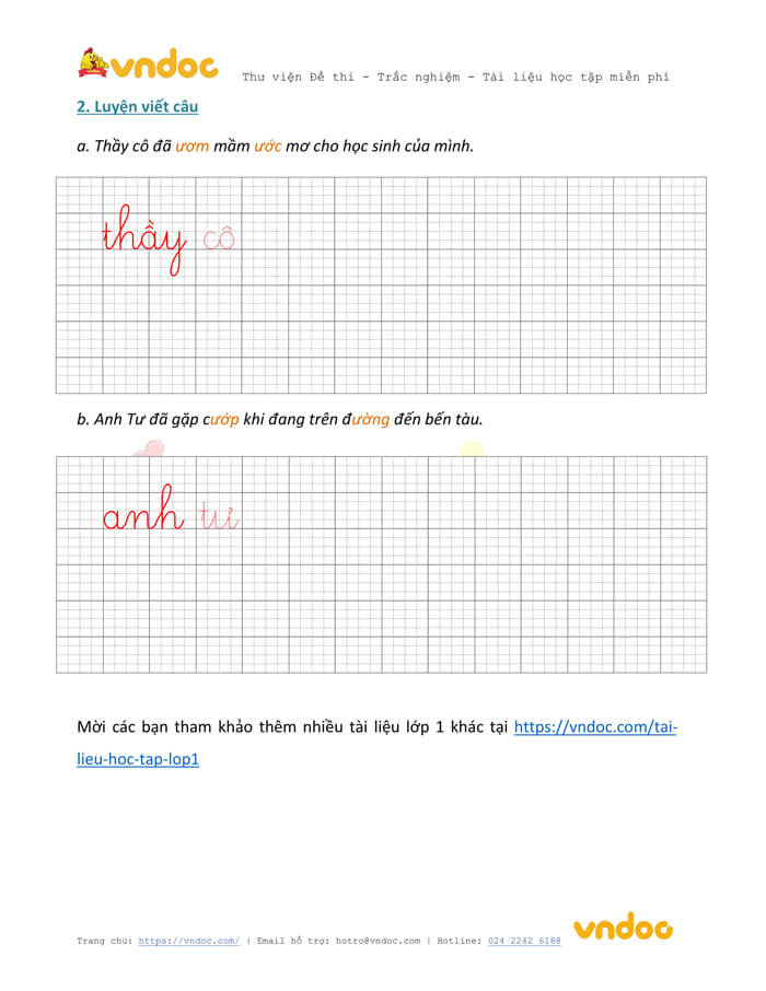 Phiếu chính tả lớp 1 tuần 15 sách Kết nối