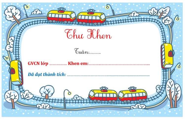 Thư khen ngợi mẫu 1