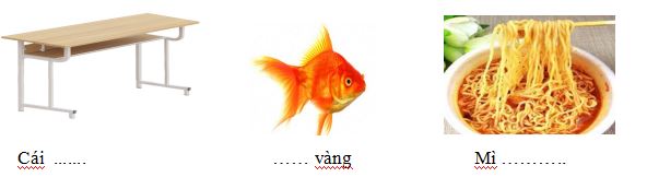 Đề thi học kì 1 lớp 1 môn Tiếng Việt