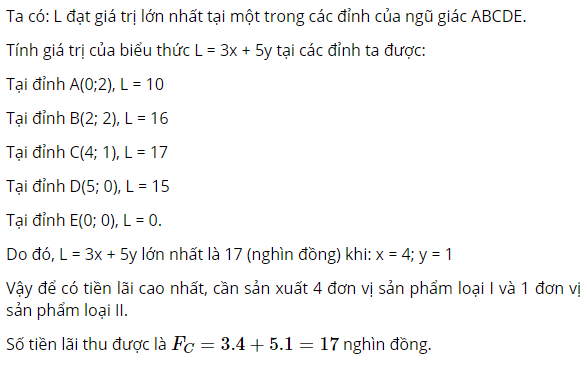 Giải Toán lớp 10 Bài 4: Bất phương trình bậc nhất hai ẩn