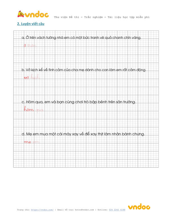 Phiếu luyện đọc lớp 1 tuần 19 sách Cánh Diều