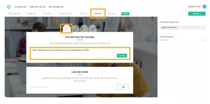 Hướng dẫn tạo bài kiểm tra