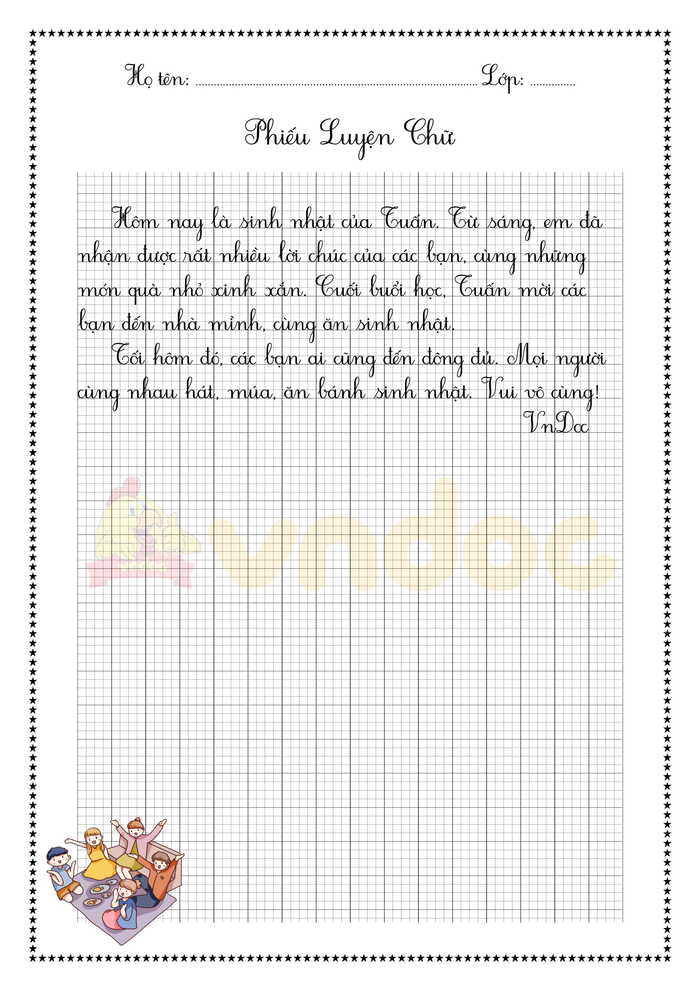 Luyện viết chữ đẹp lớp 1 sách Kết nối