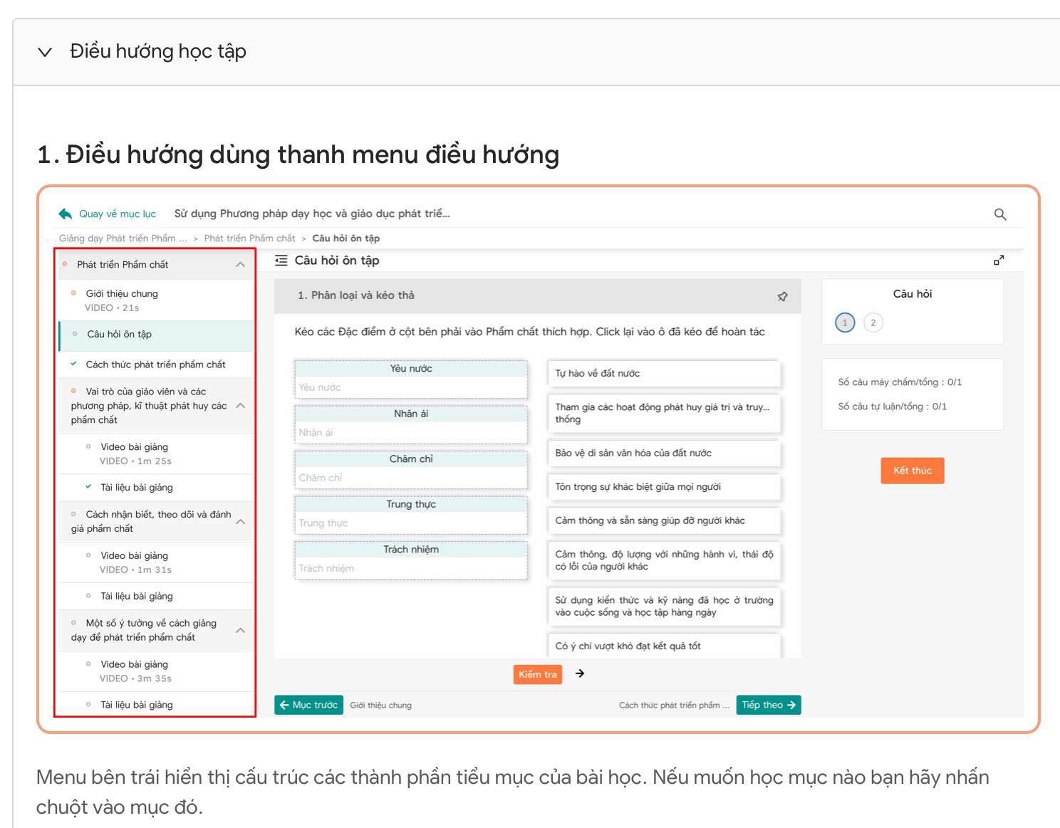 Hướng dẫn học tập môn Cơ sở lý luận mô đun 2