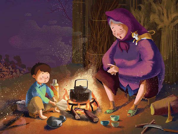 Dàn ý bài văn tả bà lớp 5 hay nhất