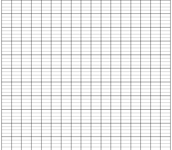 Mẫu giấy 4 ô ly ngang