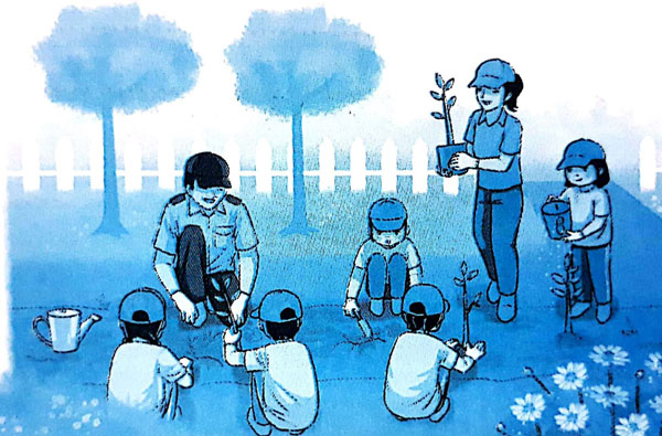 Giải VBT Tiếng Việt 1 trang 16, 17, 18, 19, 20 Chủ đề 22: Mưa và nắng