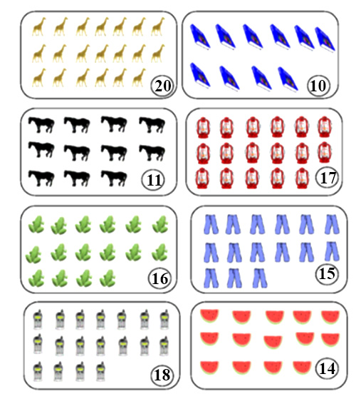 Phiếu bài tập cuối tuần lớp 1 môn Toán sách Chân trời Tuần 19