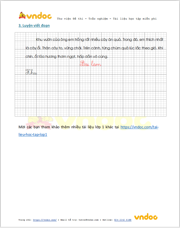 Phiếu luyện viết chữ đẹp Tuần 20 sách Cánh Diều
