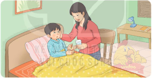 Giải bài tập Tiếng Việt 1 trang 24, 25, 26, 27 Bài 1: Nụ hôn trên bàn tay