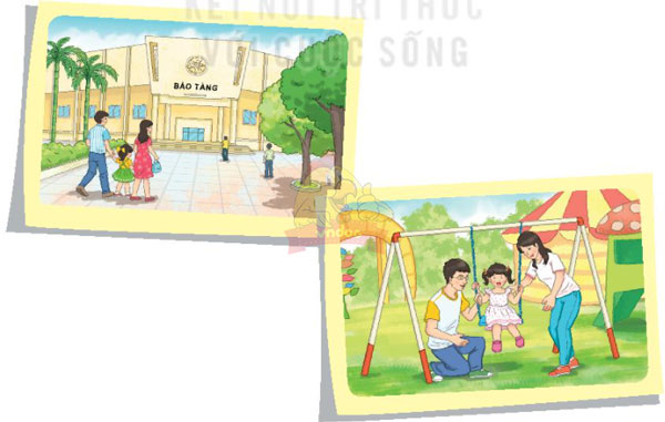 Giải bài tập Tiếng Việt 1 trang 30, 31, 32, 33 Bài 3: Cả nhà đi chơi núi