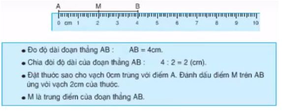 Giải bài tập điểm ở giữa. Trung điểm của đoạn thẳng Giải bài tập trang 98, 99 SGK Toán 3