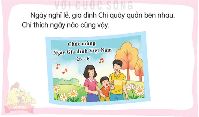 Giải bài tập Tiếng Việt 1 trang 36, 37, 38, 39 Bài 5: Bữa cơm gia đình