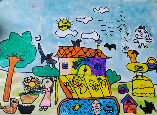 Giải bài tập Tiếng Việt 1 trang 40, 41 Bài 6: Ngôi nhà