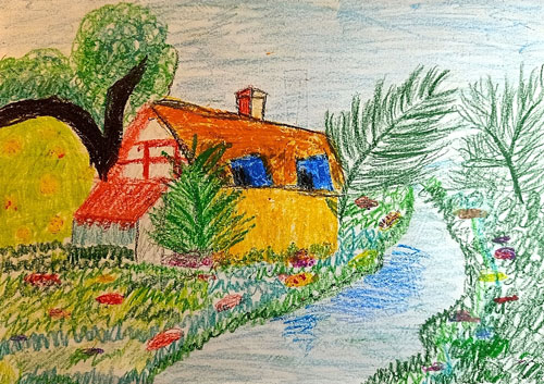 Giải bài tập Tiếng Việt 1 trang 40, 41 Bài 6: Ngôi nhà