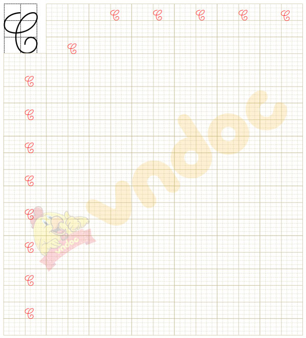 File tập viết chữ hoa cỡ nhỏ lớp 1