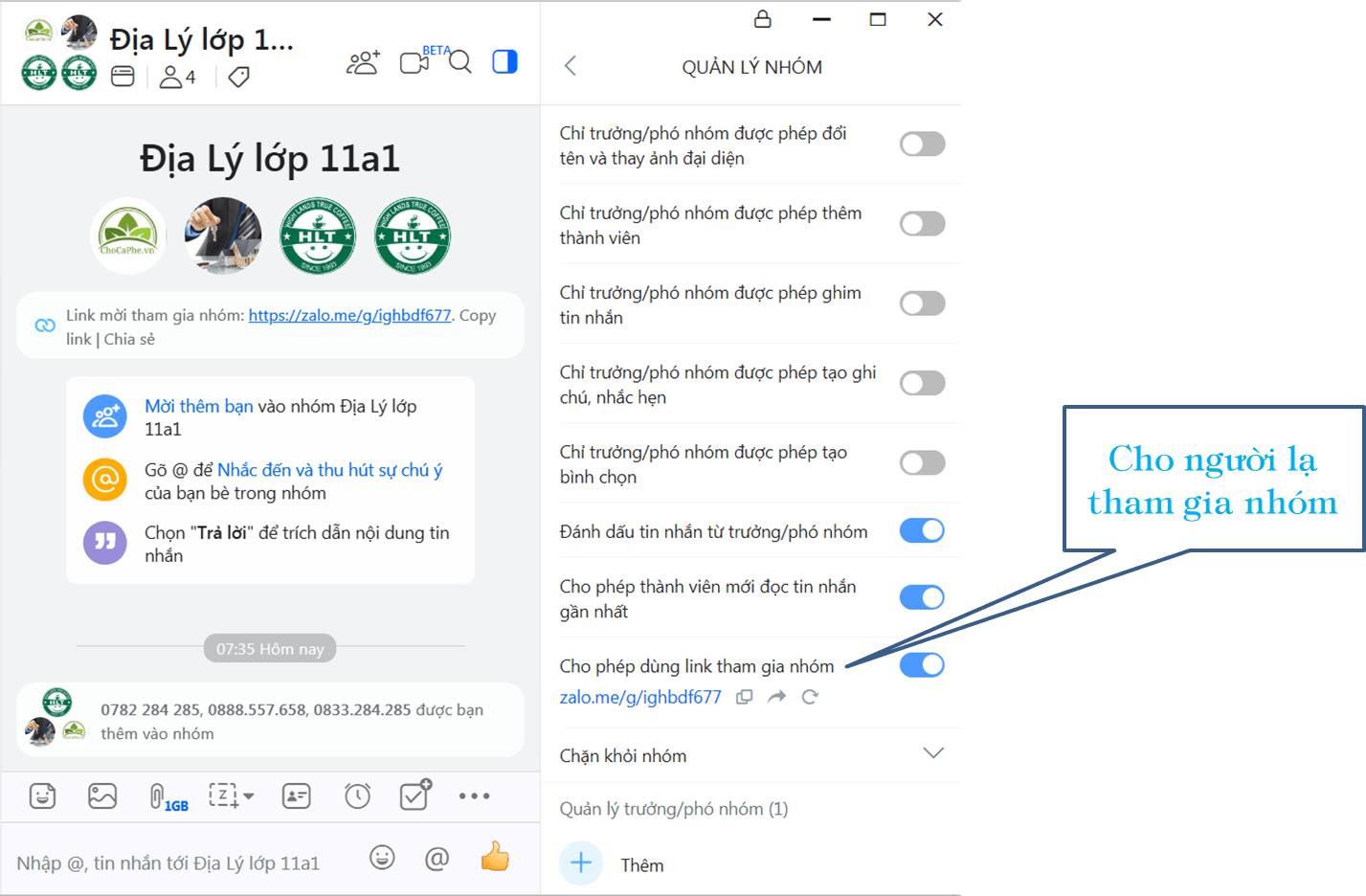 Hướng dẫn cách tạo lớp học trực tuyến bằng Zalo