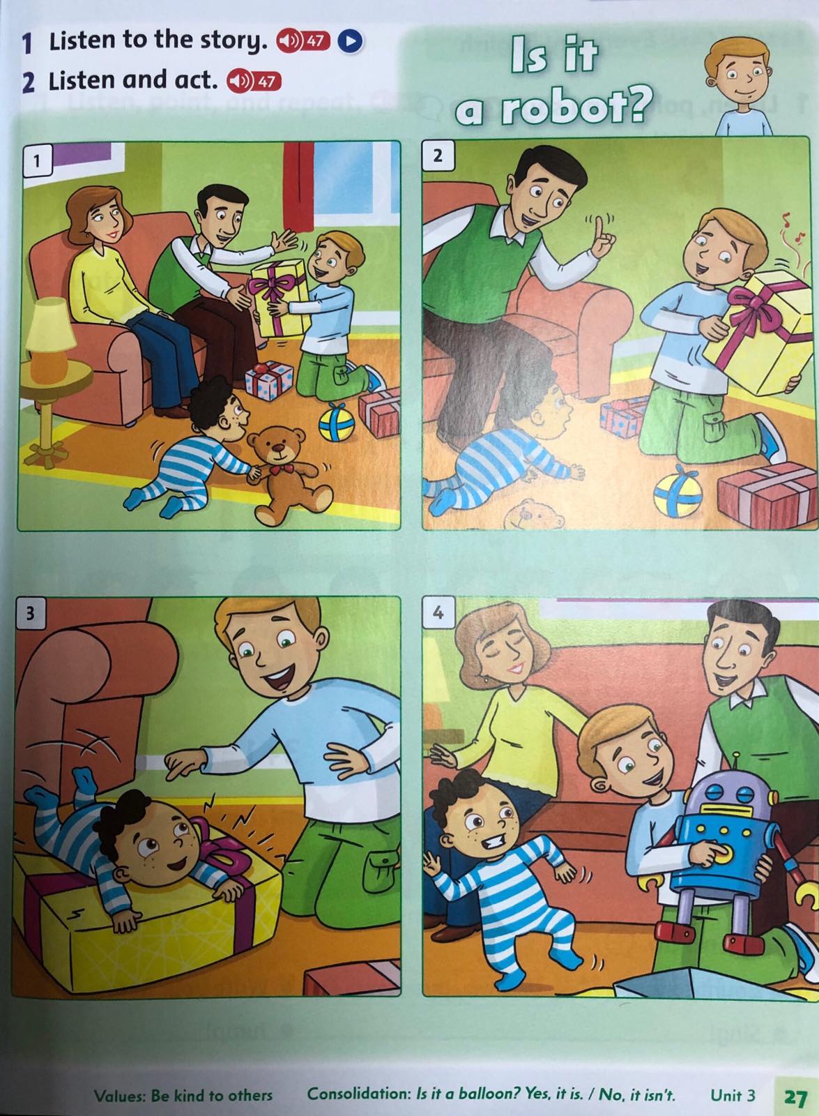 Giải SGK Tiếng Anh lớp 1 Unit 3: Is it a plane? - Lesson 6