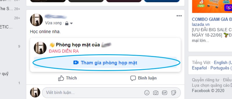 Cách dạy trực tuyến trên facebook