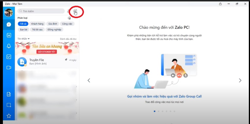 Cách giao bài từng học sinh khi dạy trực tuyến trên Zalo