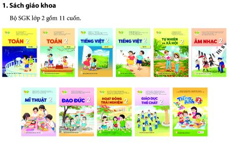 Sách giáo khoa lớp 2 mới