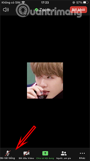 Cách tắt mic trong Zoom trên máy tính, điện thoại