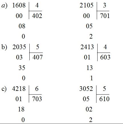 Luyện tập chia số có bốn chữ số cho số có một chữ số Giải bài tập trang 120 SGK Toán 3