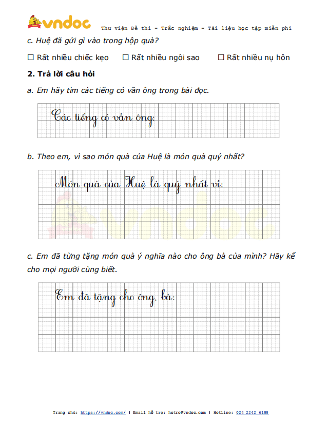Phiếu bài tập cuối tuần Tiếng Việt lớp 1 Nâng cao - Tuần 23