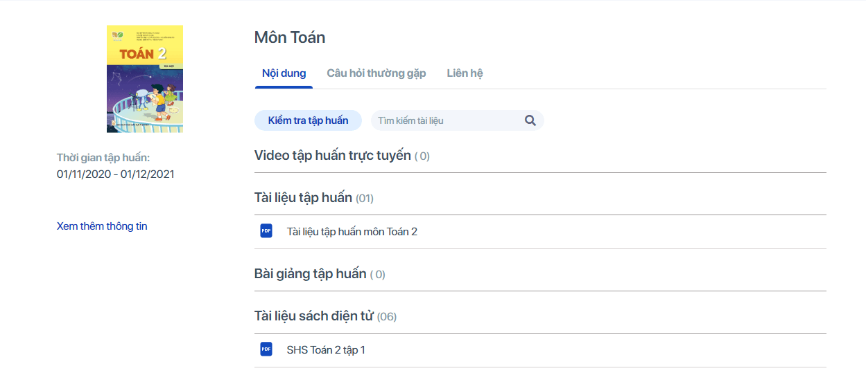 Hướng dẫn xem bộ sách giáo khoa lớp 2 bộ Kết nối tri thức