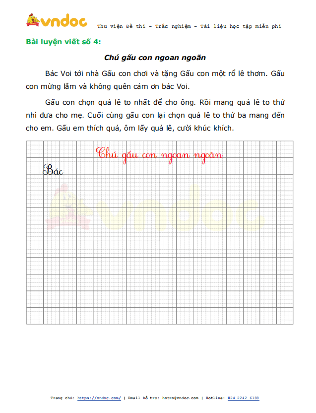 Phiếu luyện viết chữ đẹp - Tuần 22 sách Kết nối tri thức