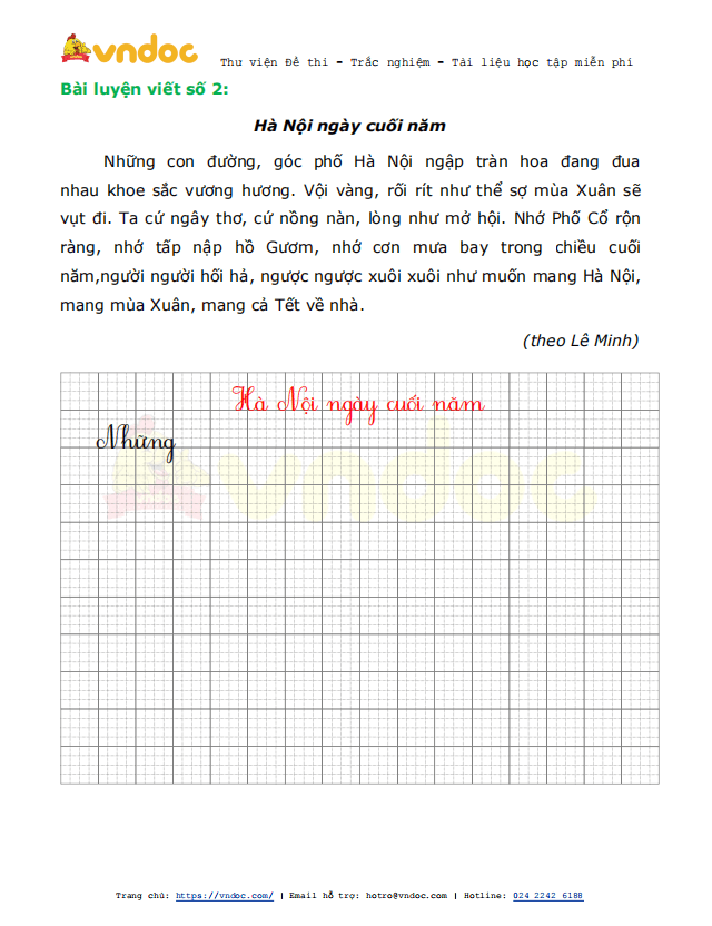 Phiếu luyện viết chữ đẹp lớp 1 sách Chân trời