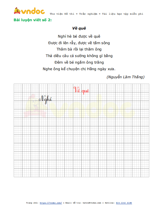 Phiếu luyện viết chữ đẹp Tuần 24 sách Chân trời sáng tạo