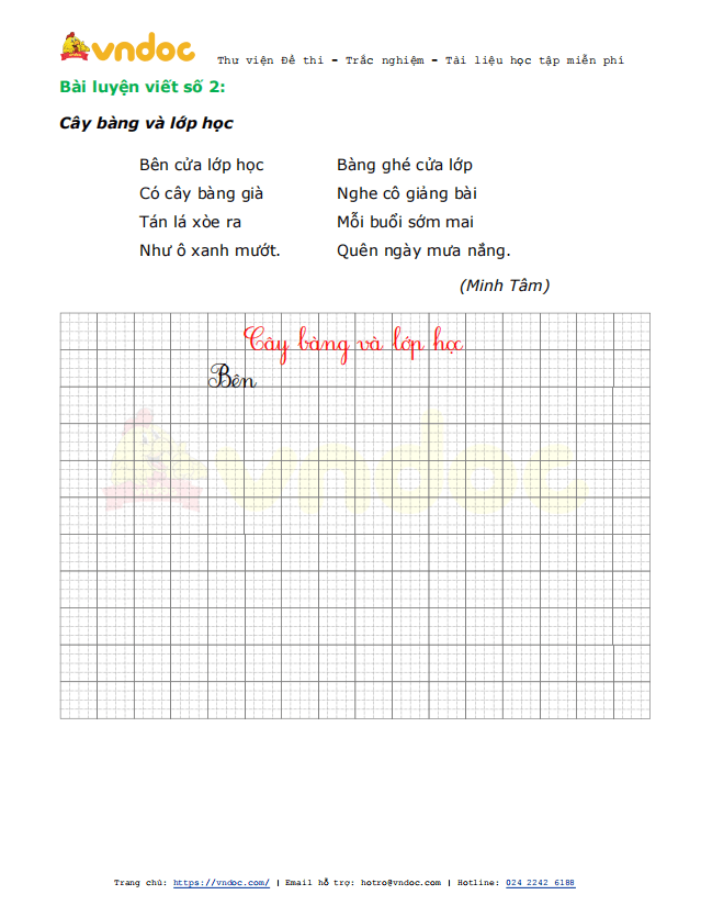 Phiếu luyện viết chữ đẹp - Tuần 24 sách Kết nối tri thức