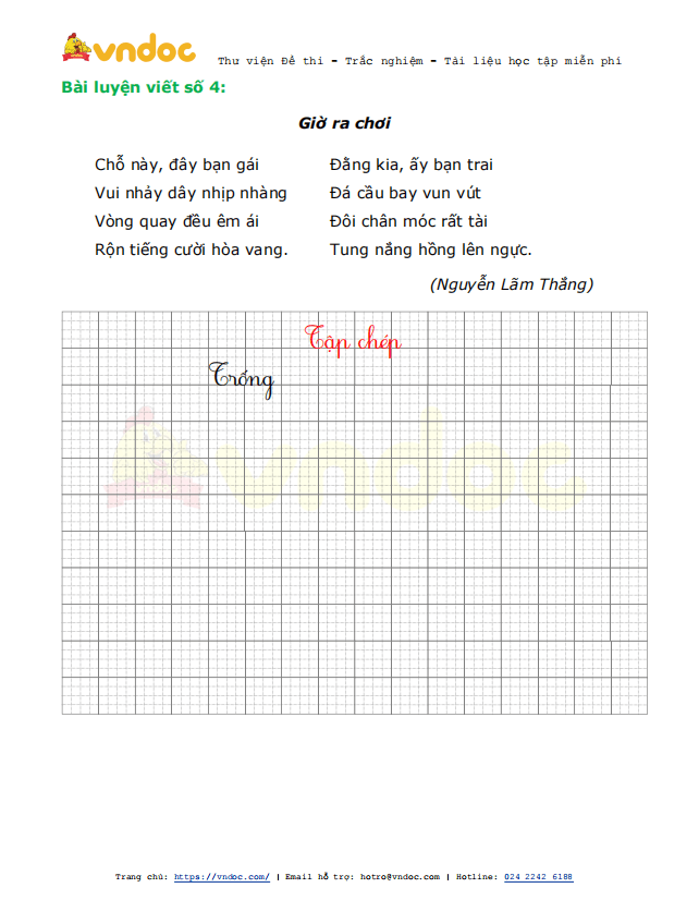 Phiếu luyện viết chữ đẹp - Tuần 24 sách Kết nối tri thức