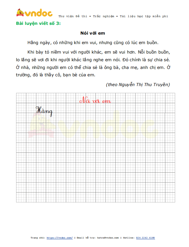 Phiếu luyện viết chữ đẹp Tuần 25 sách Chân trời sáng tạo