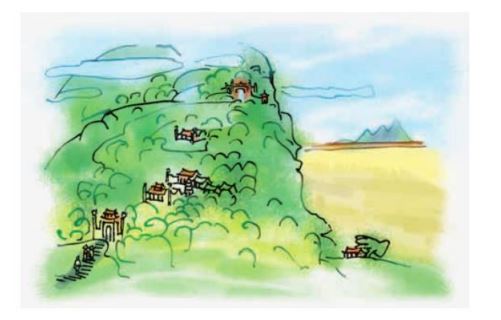 Tập đọc Phong cảnh đền Hùng