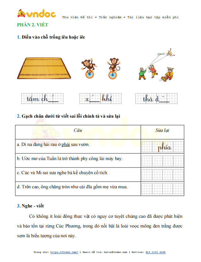 Phiếu bài tập cuối tuần Tiếng Việt 1 nâng cao - Tuần 28 - sách Kết nối