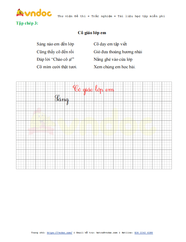 Phiếu luyện viết chữ đẹp Tuần 28 sách Cánh Diều