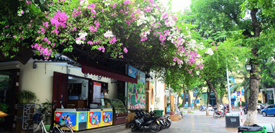 Tả con đường từ nhà đến trường lớp 6