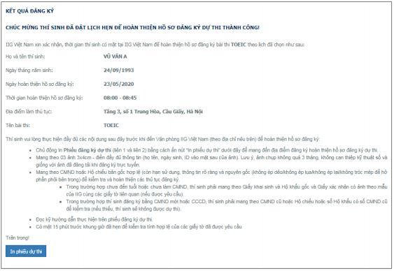 Hướng dẫn đăng ký thi TOEIC online tại IIG Việt Nam