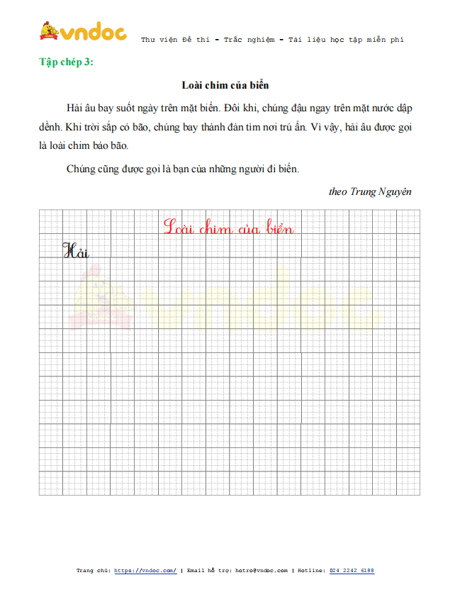 Phiếu luyện viết chữ đẹp - Tuần 29 sách Kết nối tri thức