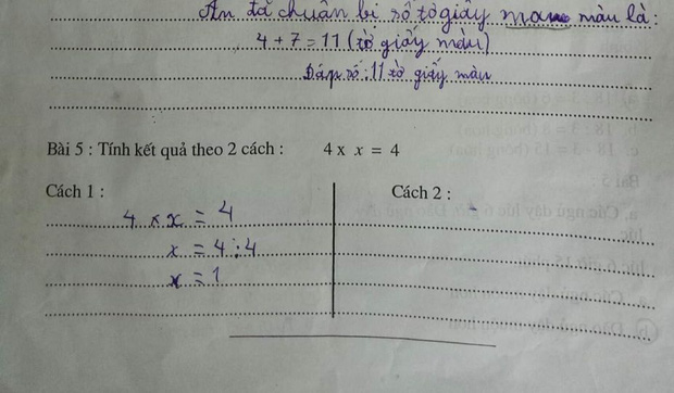 Bài toán: Tìm cách giải cho 4x = 4, ai cũng trả lời bằng 1 ngon ơ, nhưng kết quả thực sự lại khiến nhiều người bó tay - Ảnh 1.