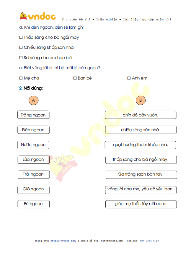 Bài tập cuối tuần Tiếng Việt 1 sách Cánh Diều