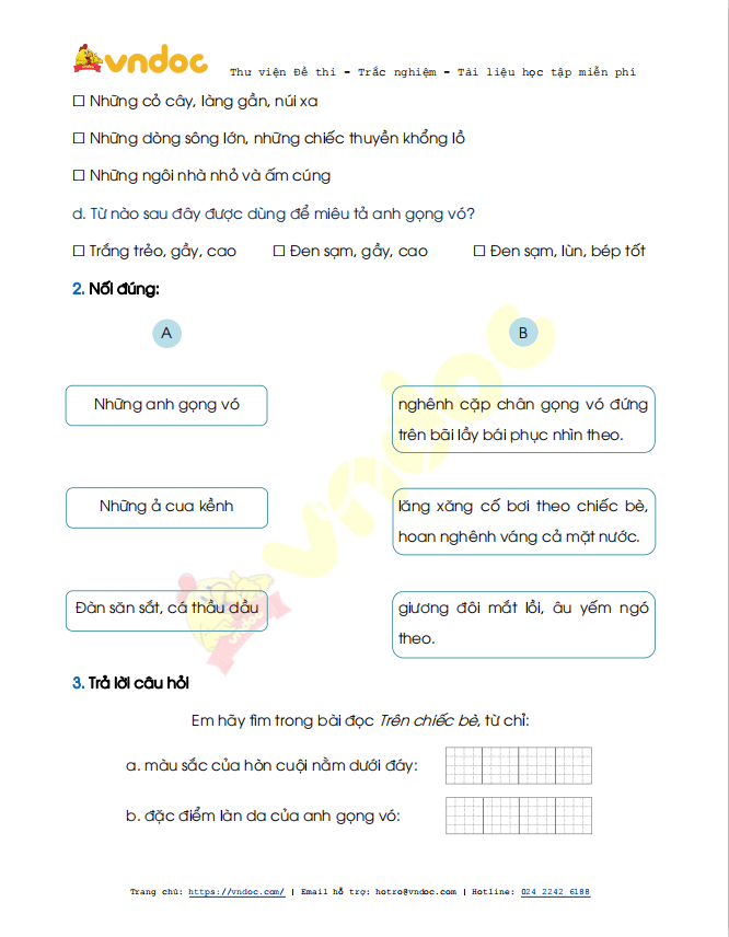 Bài tập cuối tuần Tiếng Việt 1 nâng cao Tuần 30 sách Chân trời sáng tạo
