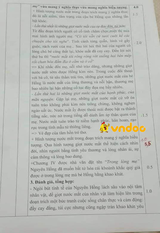 Đề thi học sinh giỏi lớp 8 môn Ngữ văn phòng GD&ĐT Hoằng Hóa năm 2020 - 2021