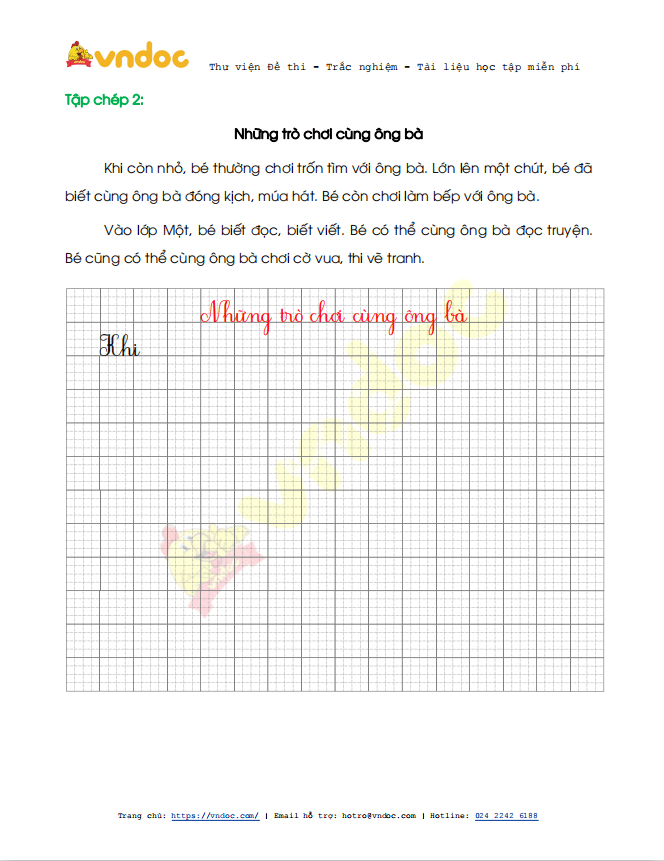 Phiếu luyện viết chữ đẹp Tuần 30 sách Cánh Diều