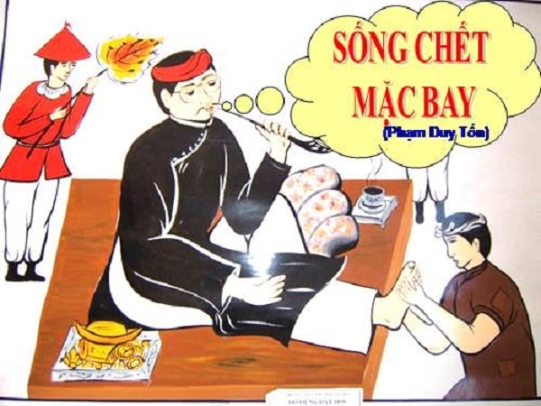Hình ảnh viên quan phụ mẫu trong sống chết mặc bay