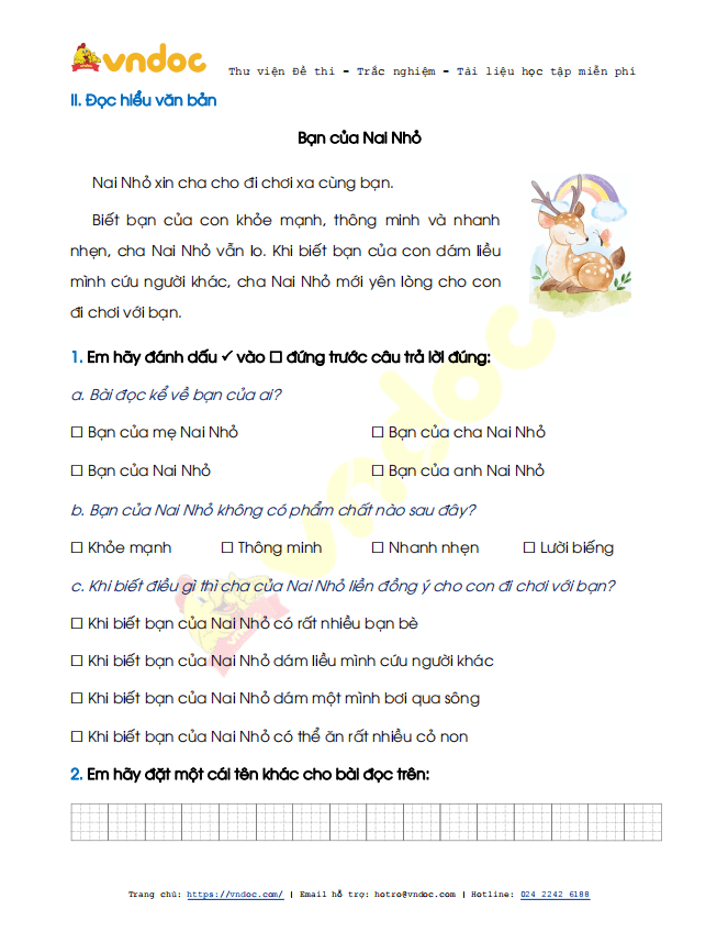 Đề thi học kì 2 lớp 1 môn Tiếng Việt sách Cánh Diều năm 2020-2021 theo Thông tư 27