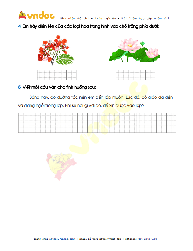 Đề thi học kì 2 lớp 1 môn Tiếng Việt sách Kết nối tri thức năm 2020-2021 theo Thông tư 27
