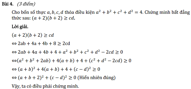 Đề thi chọn học sinh giỏi lớp 9 môn Toán Sở GD&ĐT TP HCM năm 2020 - 2021